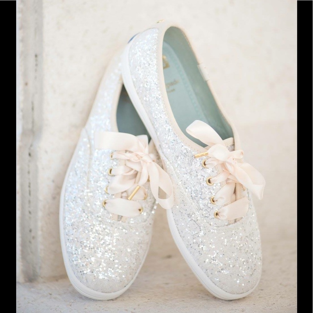 Kate Spade Keds glitter sneakers