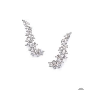 Kendr Scott Petuina Silver Ear Climbers