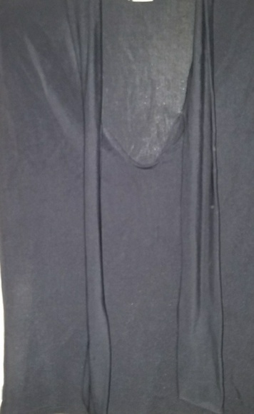 🔴SOLD🔴Black tie front top ☄ - Picture 4 of 4