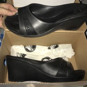 Brand new in box Croc slides