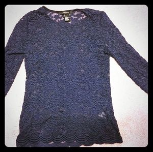 Navy race long sleeve