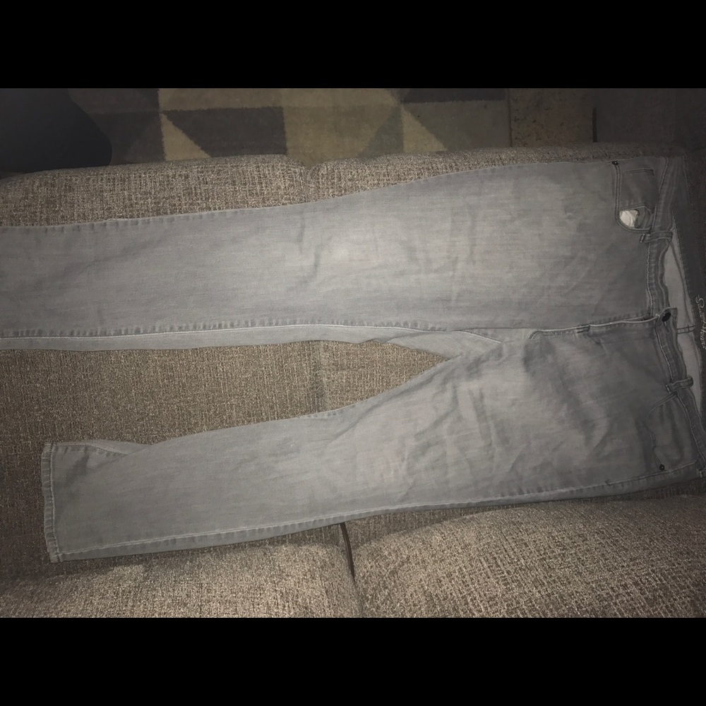 Grey skinny jeans