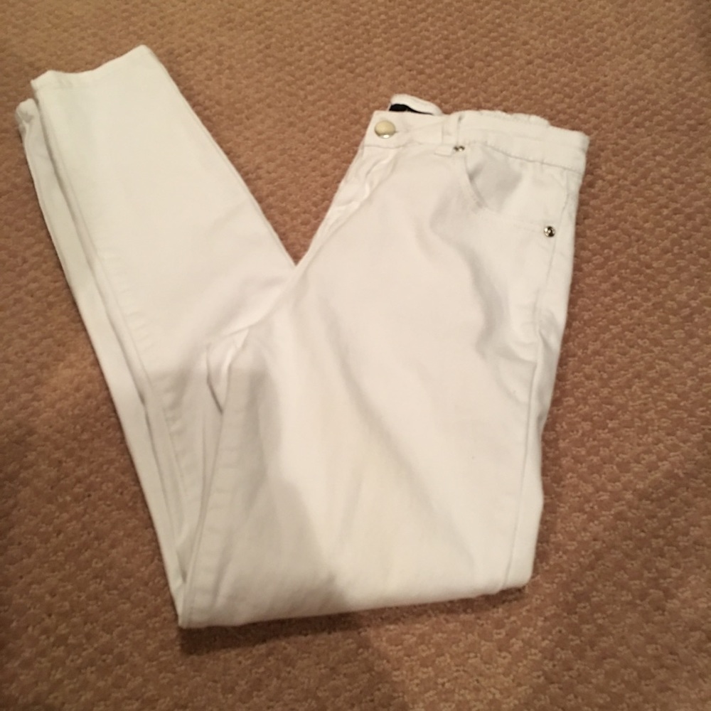 Forever 21 white skinny pants