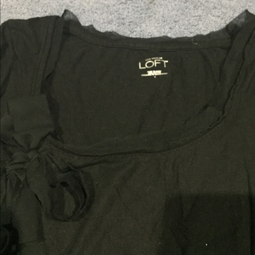 Loft tshirt with bow EUC
