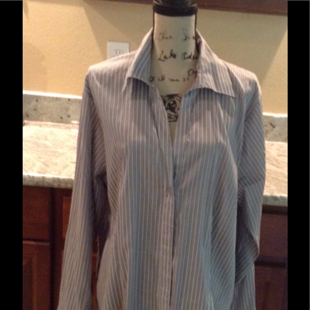 Top, grayish silver stripe