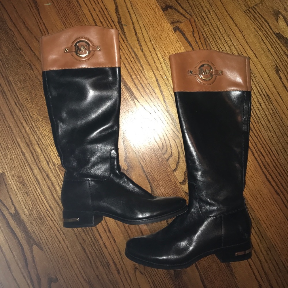 Michael Kors Bryce leather boots