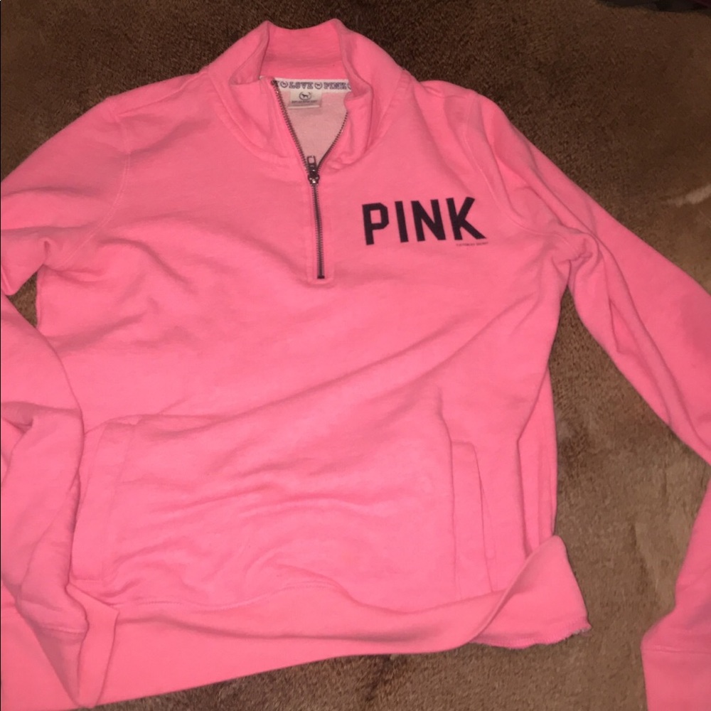 Vs Pink half zip