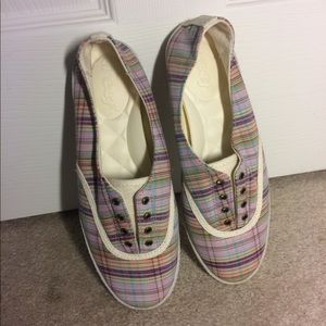 REEF Pastel Plaid Sneakers