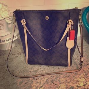 COACH Peyton Signature Convertible Shoulder Bag