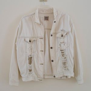 White denim jacket. One size