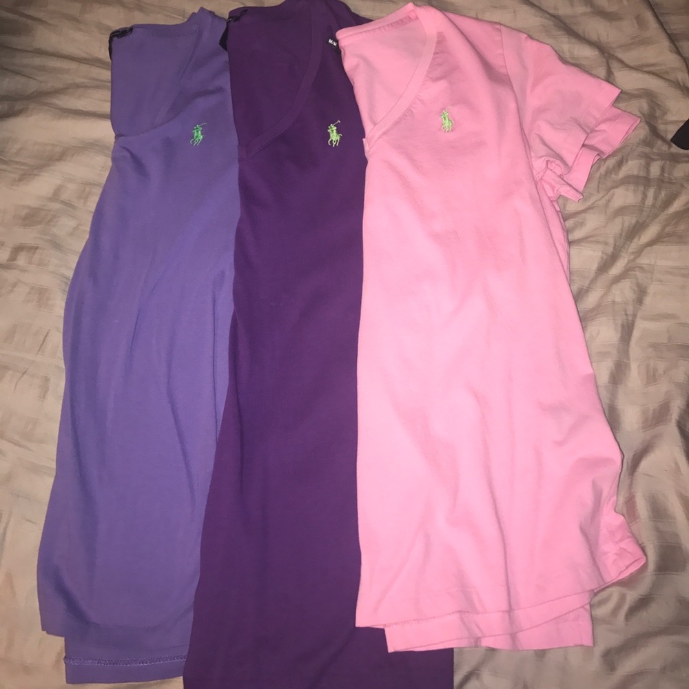 3 Polo V-Necks