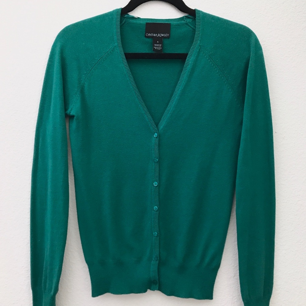 Cynthia Rowley Emerald Cardigan Sweater