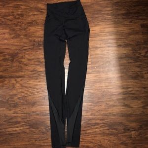 Lululemon black mesh leggings