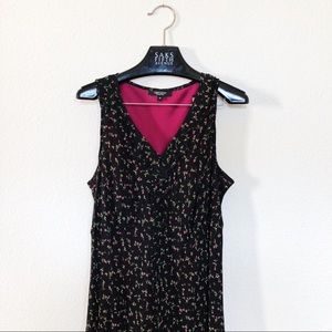 KAREN KANE Black floral dress size xl