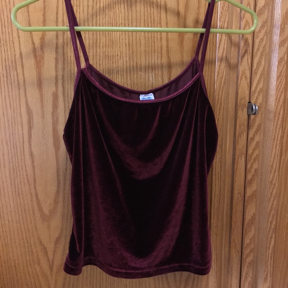 Vintage Red Velvet Tank Top