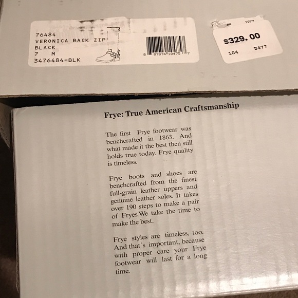 Frye Veronica Back Zip Boots - Picture 8 of 9