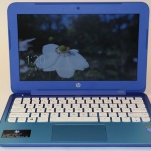 blue HP Laptop
