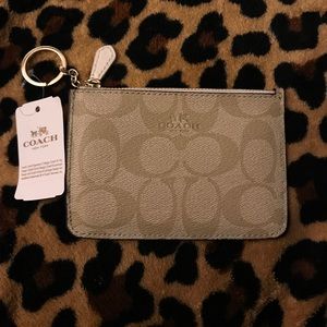 Coach Key and Card Holder