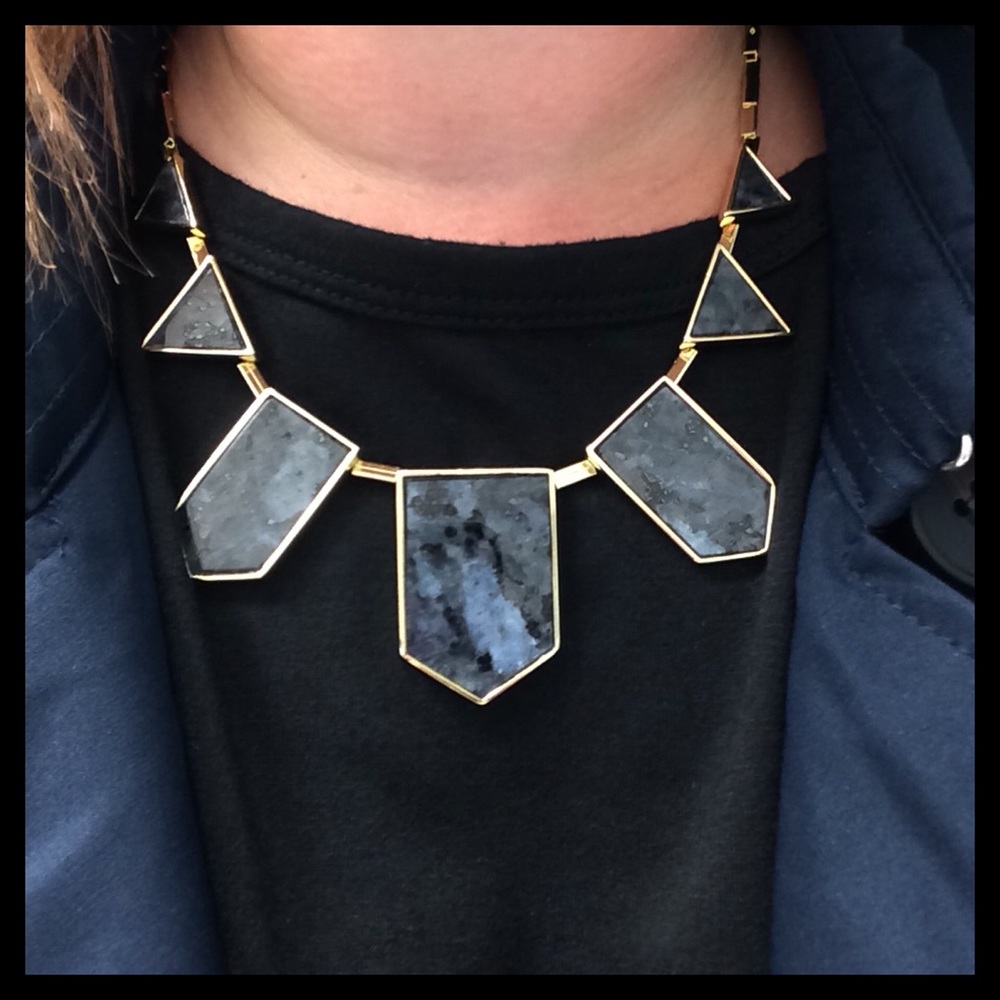 NWT HoH Classic Station Necklace in Black