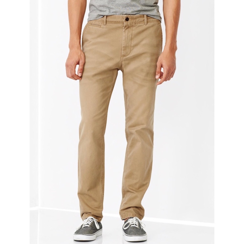 Gap Khakis Lived In Tapered 29 {C05} - image 1