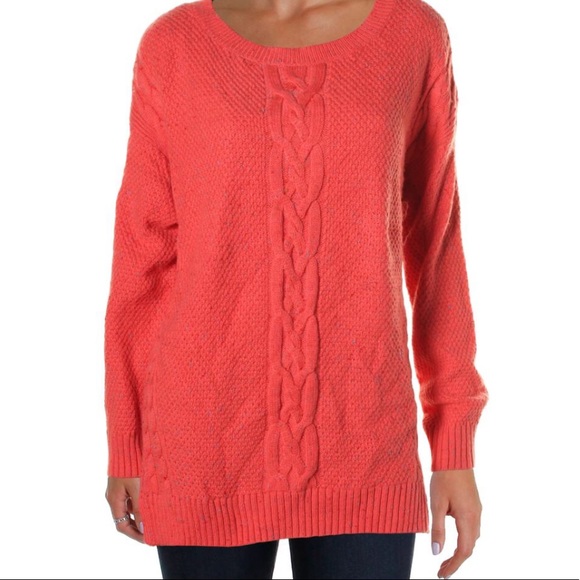 • Tommy Hilfiger •  Coral Cable Knit Sweater XL - Picture 2 of 2