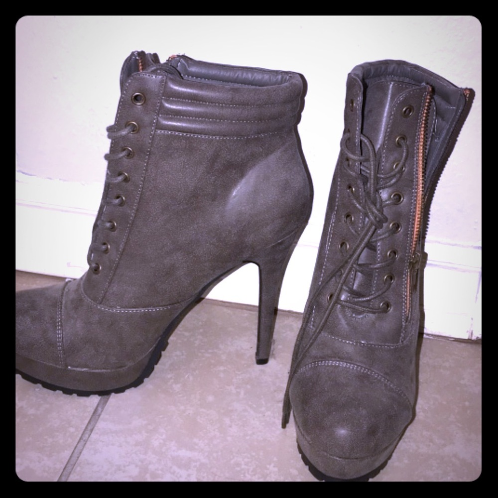 Beautiful high heeled boots