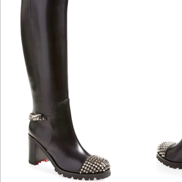 Christian Louboutin Shoes - Authentic Christian Louboutin black leather boots