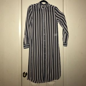 Brand new chiffon long sleeve button up shirt