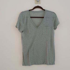 Linen j crew v neck