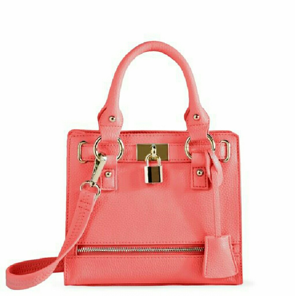 Vibrant Salmon Crossbody