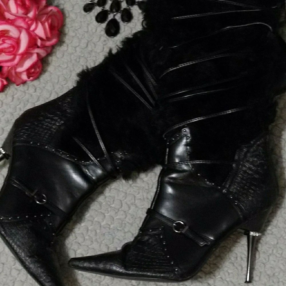 Black boots