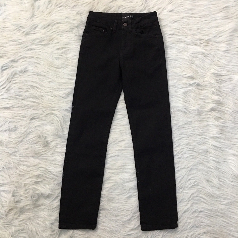 Asos Petite Black Skinny Jeans Pants size 2 25x27