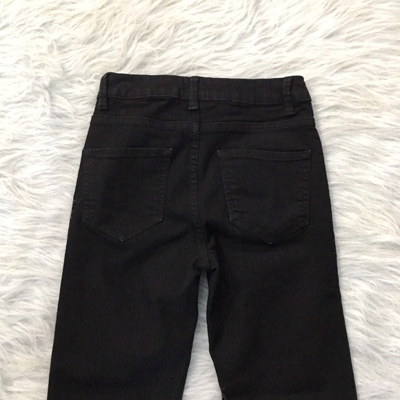 Asos Petite Black Skinny Jeans Pants size 2 25x27 - Picture 4 of 8