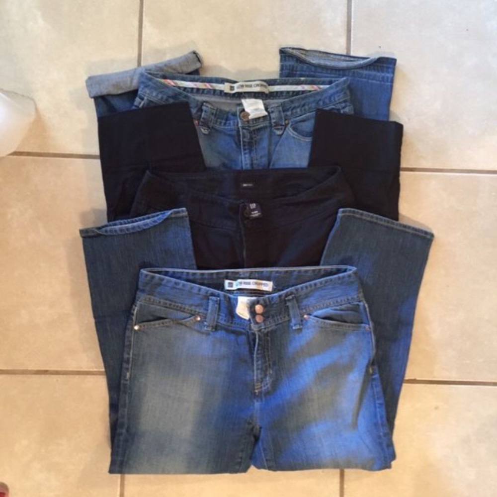 GAP Capri / Cropped Pants (3 pair - Size 10)