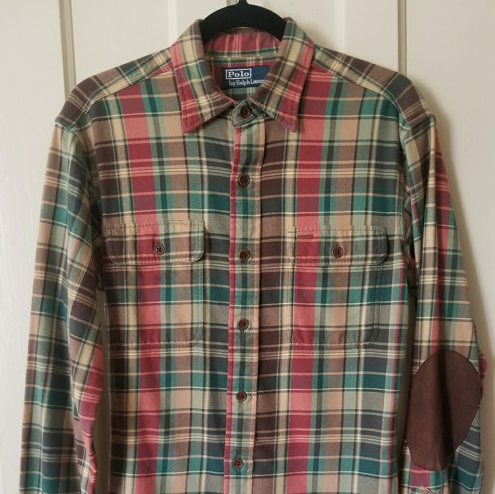 Polo Ralph Lauren Mens Small Long Sleeve Plaid