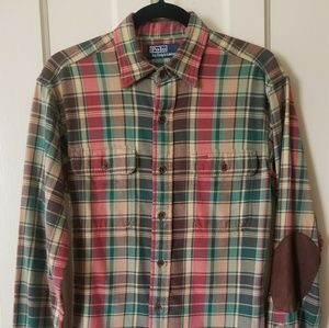 Polo Ralph Lauren Mens Small Long Sleeve Plaid