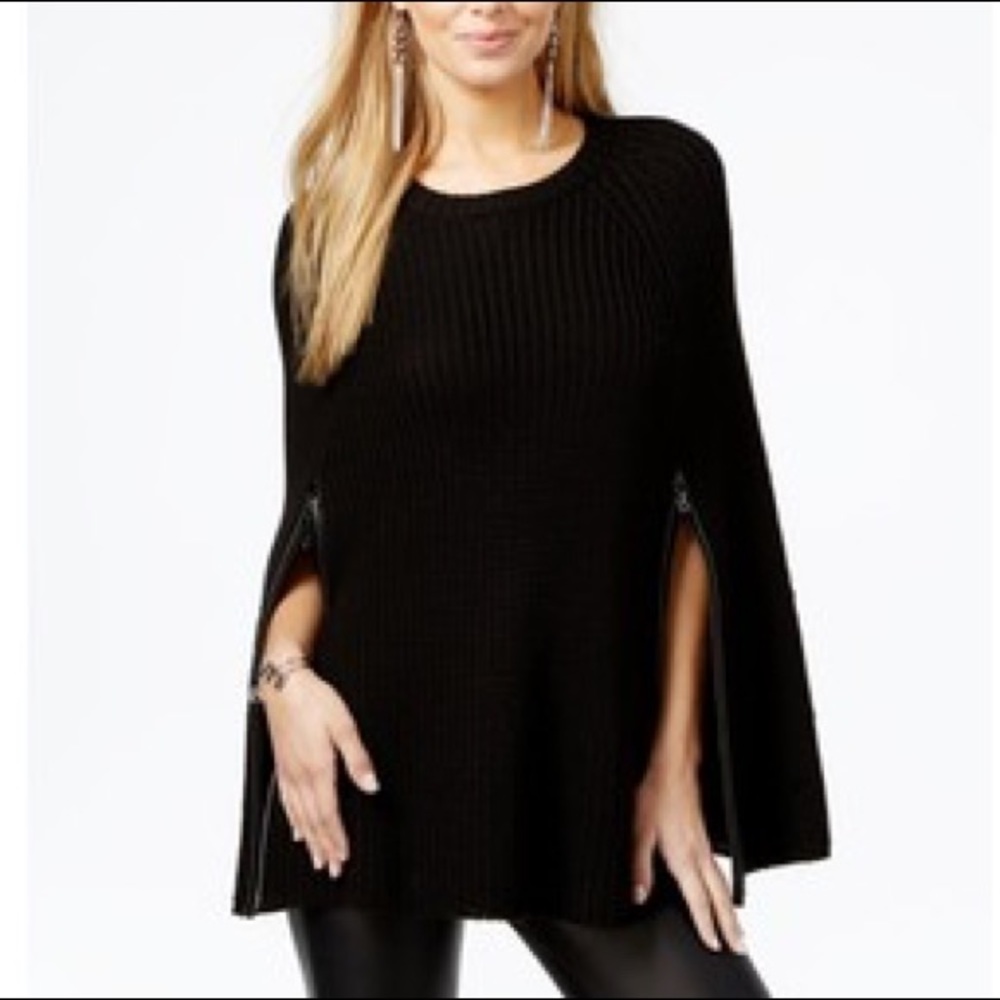 Guess sweater poncho cape