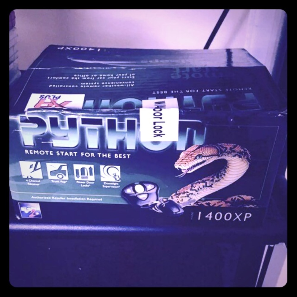 Python car remote system