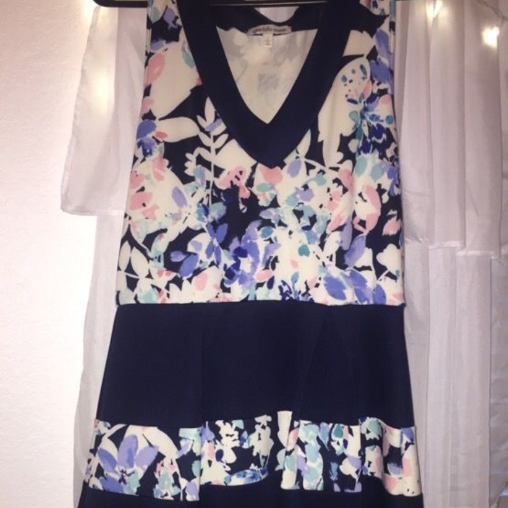 Striped floral dress, beautiful colors
