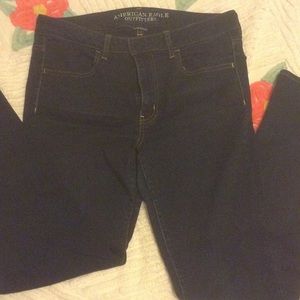 Dark blue jeggings