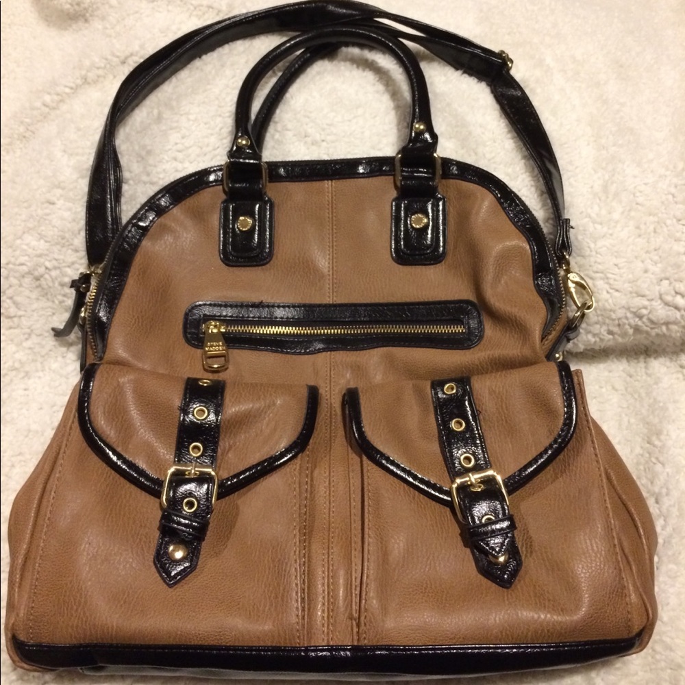 Steve Madden brown and black purse