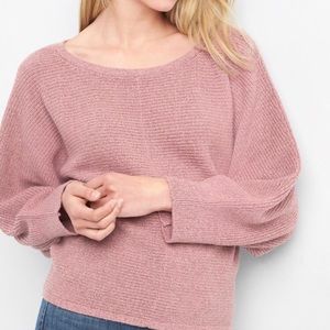textured boatneck pullover sweater