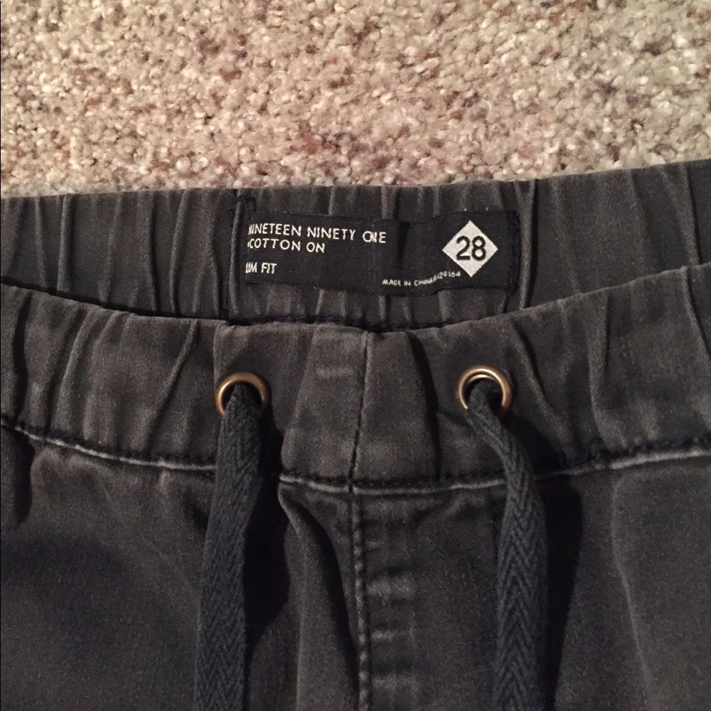 Cotton-On Black (Charcoal) joggers