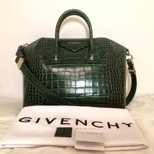 ♦️SOLD!!!♦️ GIVENCHY Croc-Embossed Medium Antigona