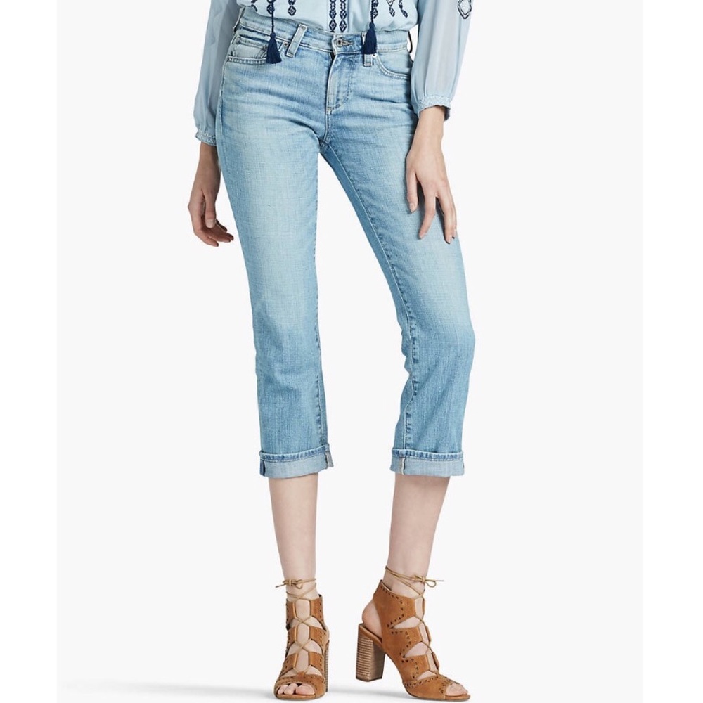 LUCKY BRAND EASY RIDER CROP JEANS