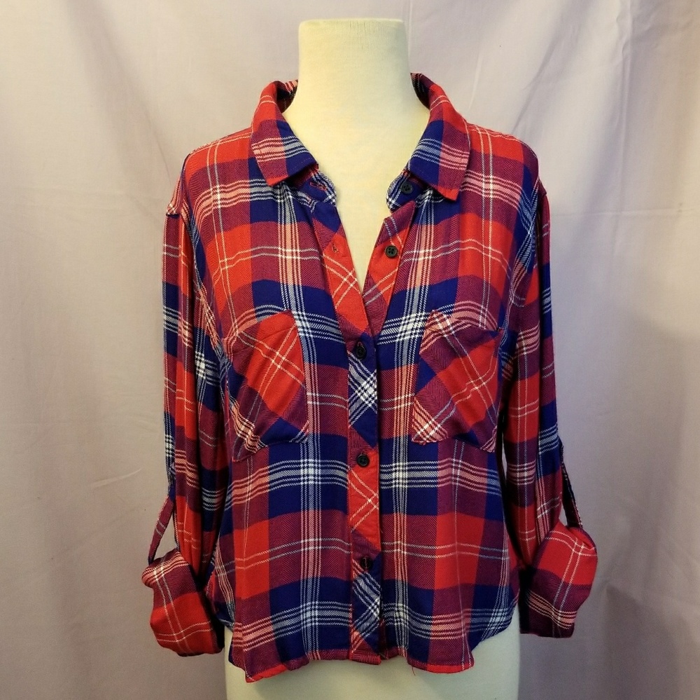 Rails Button-Down Shirt (Cropped) - image 2