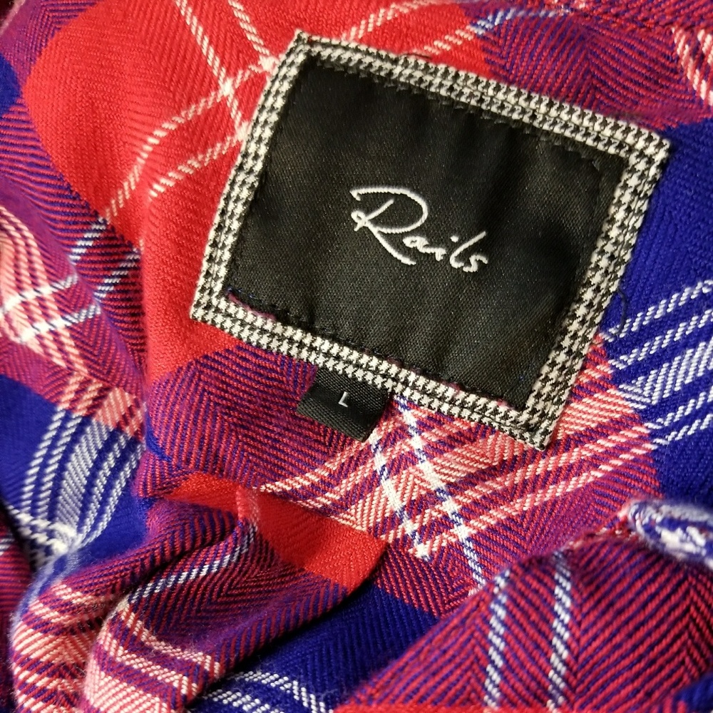 Rails Button-Down Shirt (Cropped) - image 5