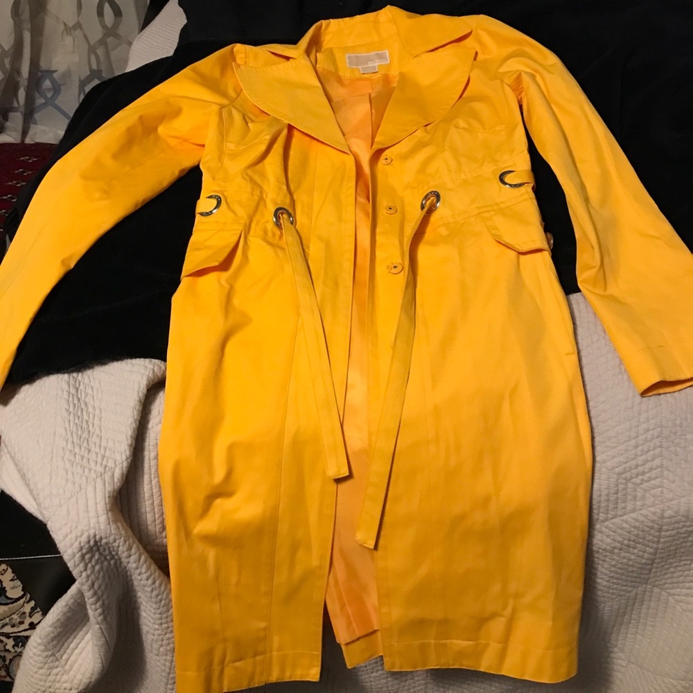 Yellow Michael Kors Raincoat