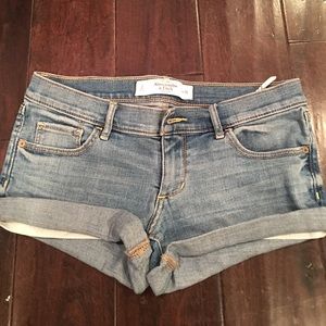 Rare Abercrombie + Fitch Jean Shorts
