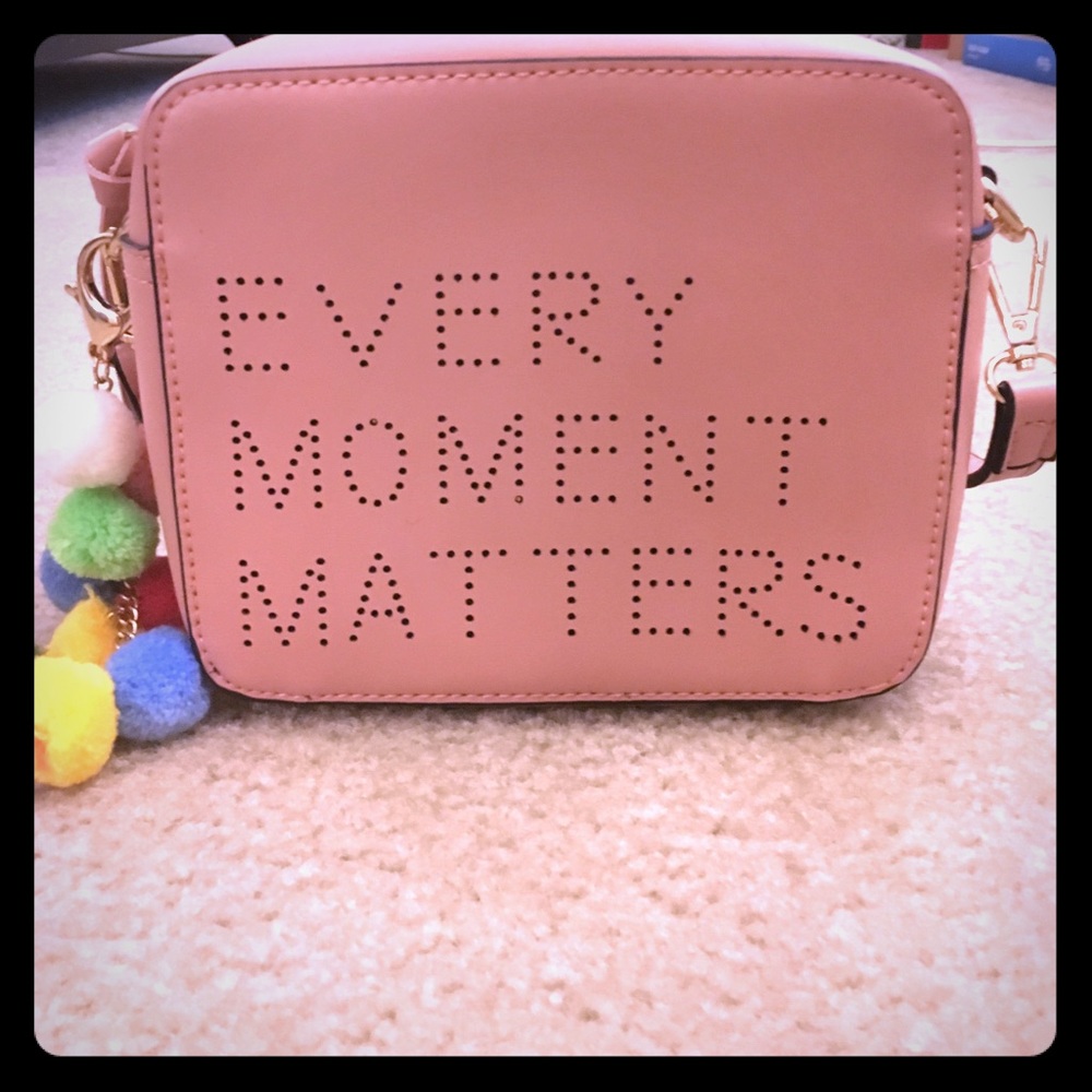 Melie Bianco Pink crossbody purse